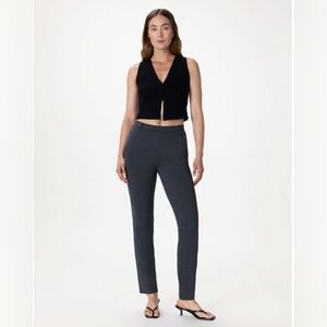 Quince Ultra-Stretch Ponte Straight Leg Pants